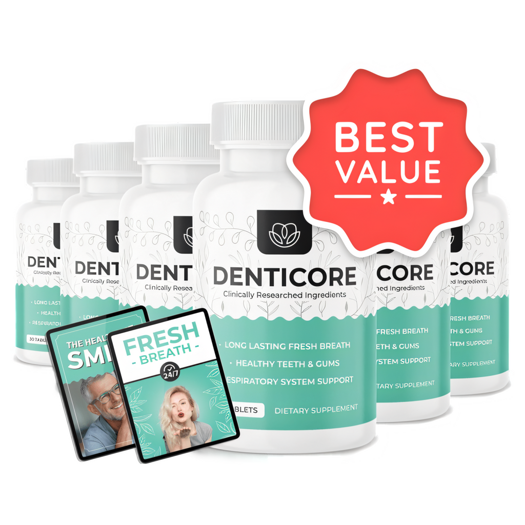 DentiCore - 6 Bottles + 2  Ebooks